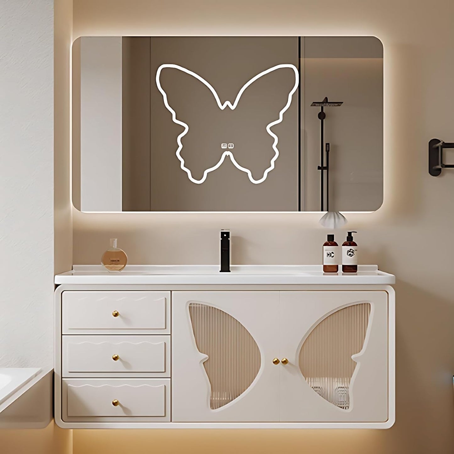 Elegant Floating Bathroom Vanity Set – Modern Style & Functional Storage