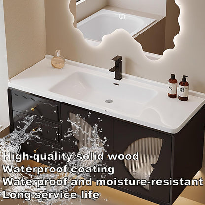 Elegant Floating Bathroom Vanity Set – Modern Style & Functional Storage