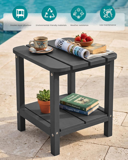 🌿 Adirondack Outdoor Side Table – Stylish & Weather-Resistant 🌞