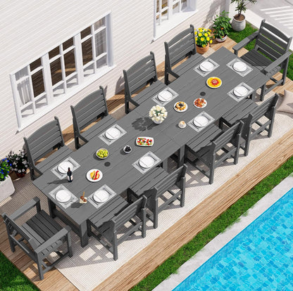 🌞 12-Piece Outdoor Dining Set – Stylish Patio Comfort & Family Gatherings 🍽️✨