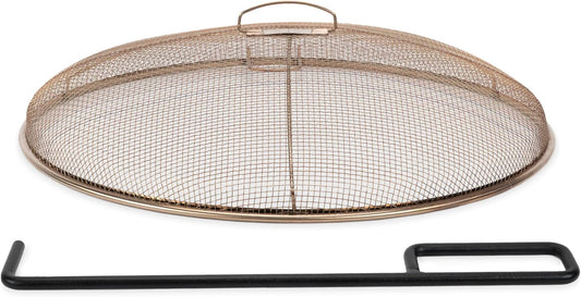 🔥 Premium Fire Pit Screen & Poker Set – Safe, Fun & Easy Outdoor Gatherings 🪵