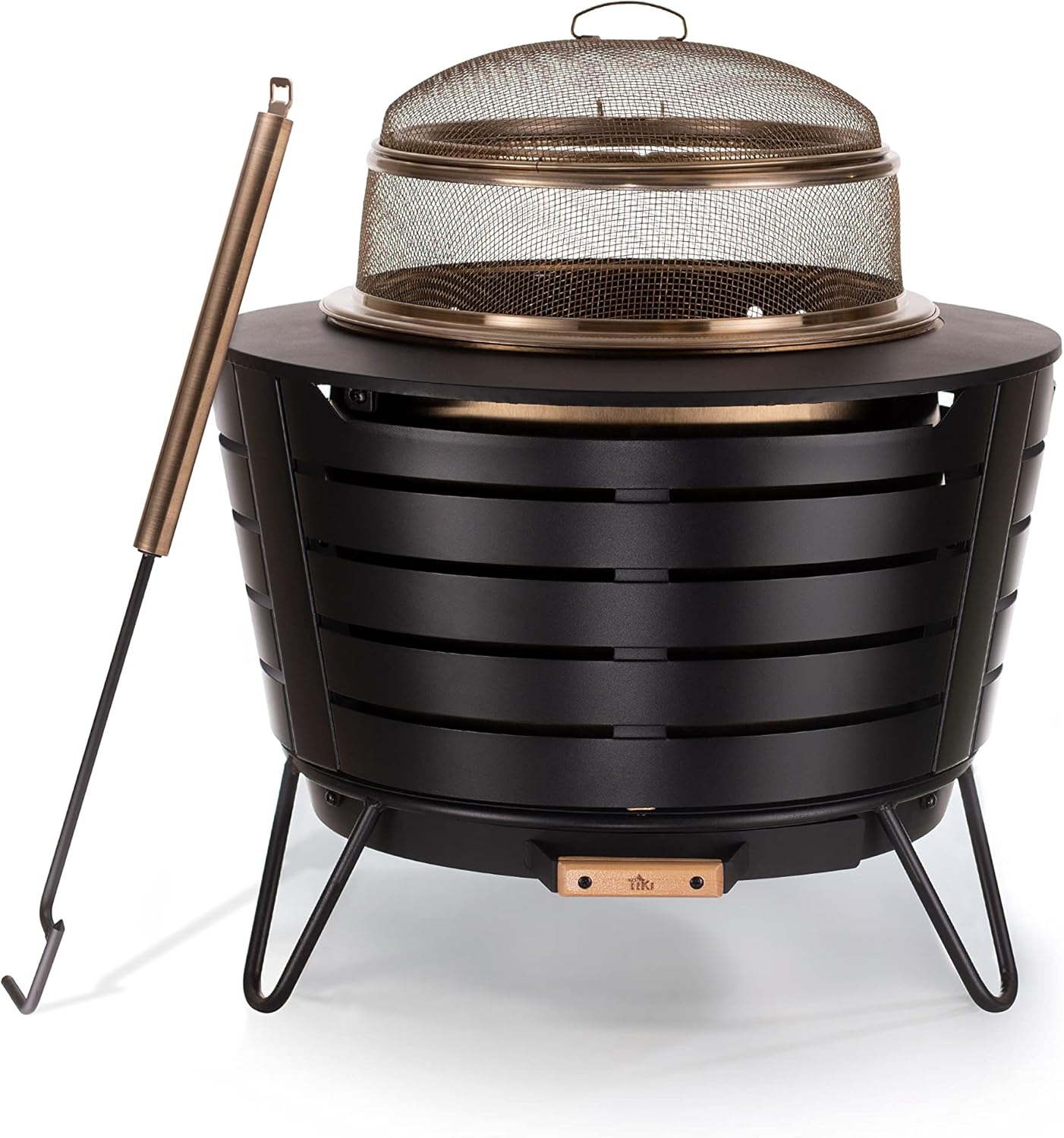 🔥 Outdoor Fire Pit Screen & Poker Set – Safe & Stylish Patio Nights! 🏡✨
