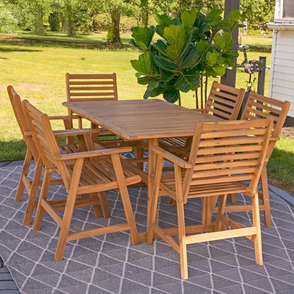 🌞 Cozy 7-Piece Outdoor Patio Dining Set – Relax, Dine & Enjoy Alfresco 🍹🍽️