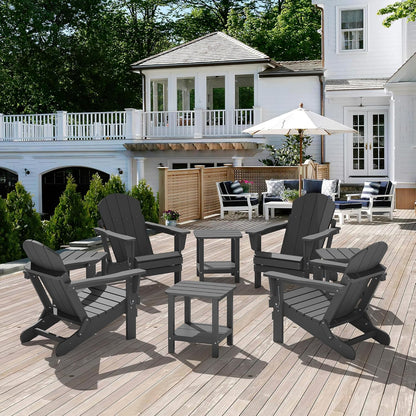 🌿 Adirondack Outdoor Side Table – Stylish & Weather-Resistant 🌞