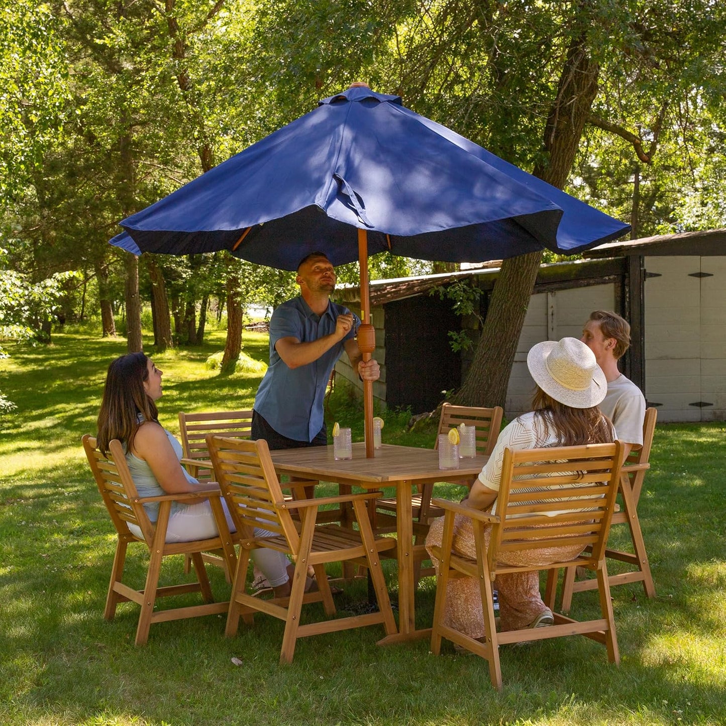 🌞 Cozy 7-Piece Outdoor Patio Dining Set – Relax, Dine & Enjoy Alfresco 🍹🍽️