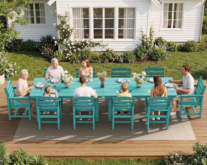 🌞 12-Piece Outdoor Dining Set – Stylish Patio Comfort & Family Gatherings 🍽️✨